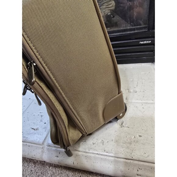 VINTAGE HARTMANN INTENSITY BELTING UPRIGHT WHEELED CARRY-ON BRIEFCASE LUGGAGE - Picture 5 of 16